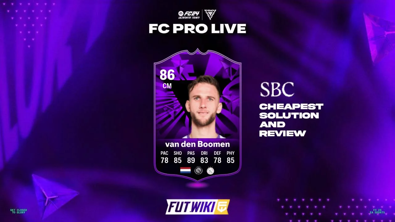 EA Sports FC 24 86 Rated Branco Van Den Boomen FC PRO Live SBC