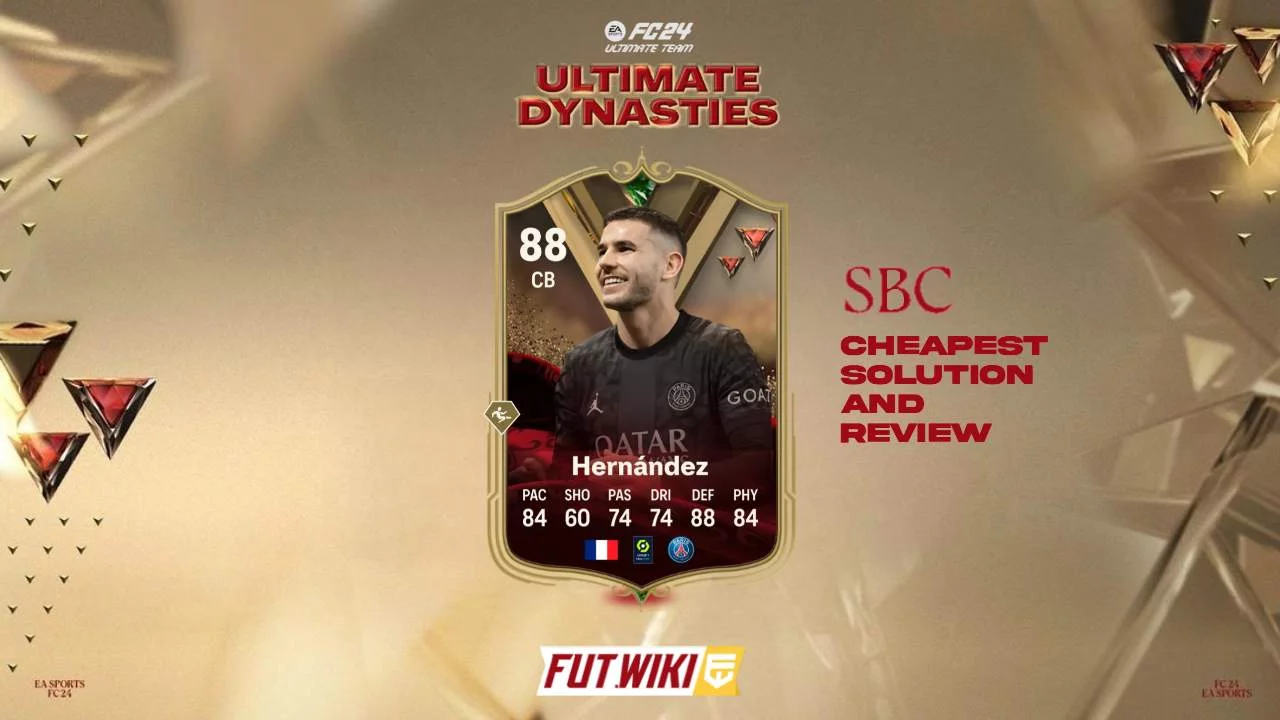 EA Sports FC 24 88 Rated Lucas Hernandez Ultimate Dynasties SBC