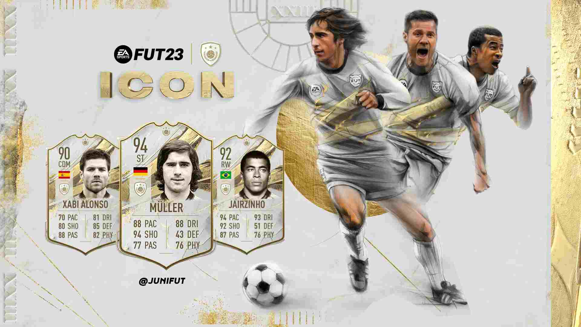 FIFA 23 revela 3 novos jogadores ícone: Xabi Alonso, Gerd Muller e Jairzinho