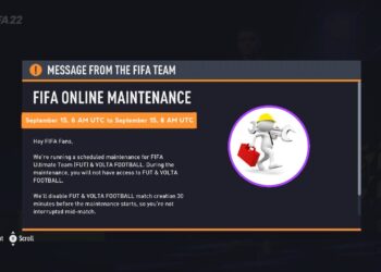 In preparation for FIFA 23 release, server maintenance incoming