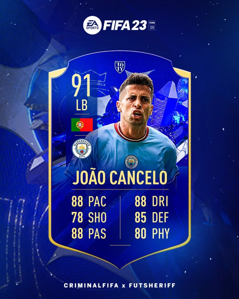 FIFA 23 leaks hint at Harry Kane and Joao Cancelo TOTY Honorable Mentions  card coming to Ultimate Team