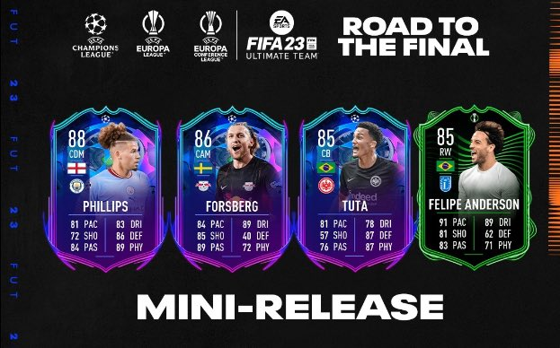 All FIFA 23 Road to the Final (RTTF) promo leaks from the UEFA