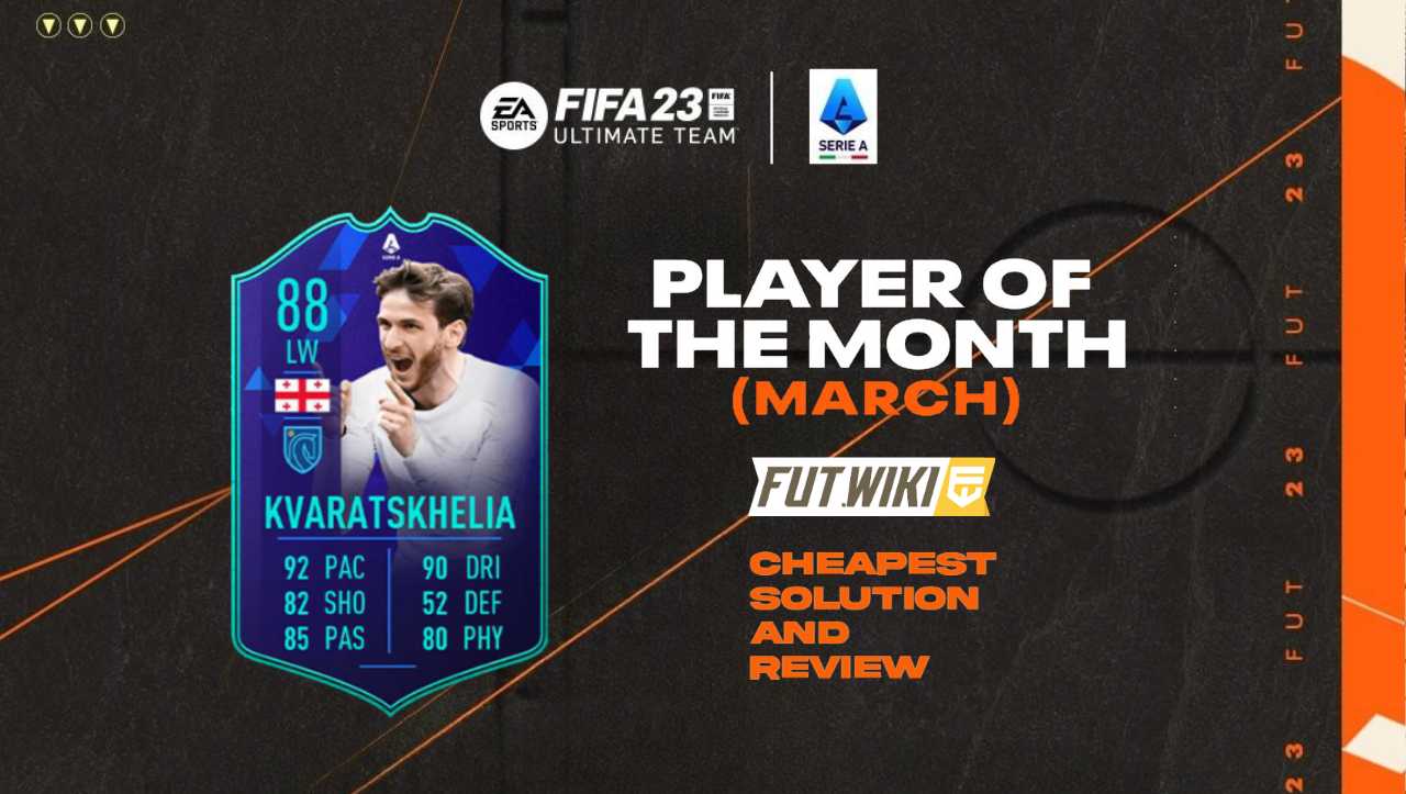 FIFA 23 - 88 Rated Khvicha Kvaratskhelia SERIE A March Player Of The ...