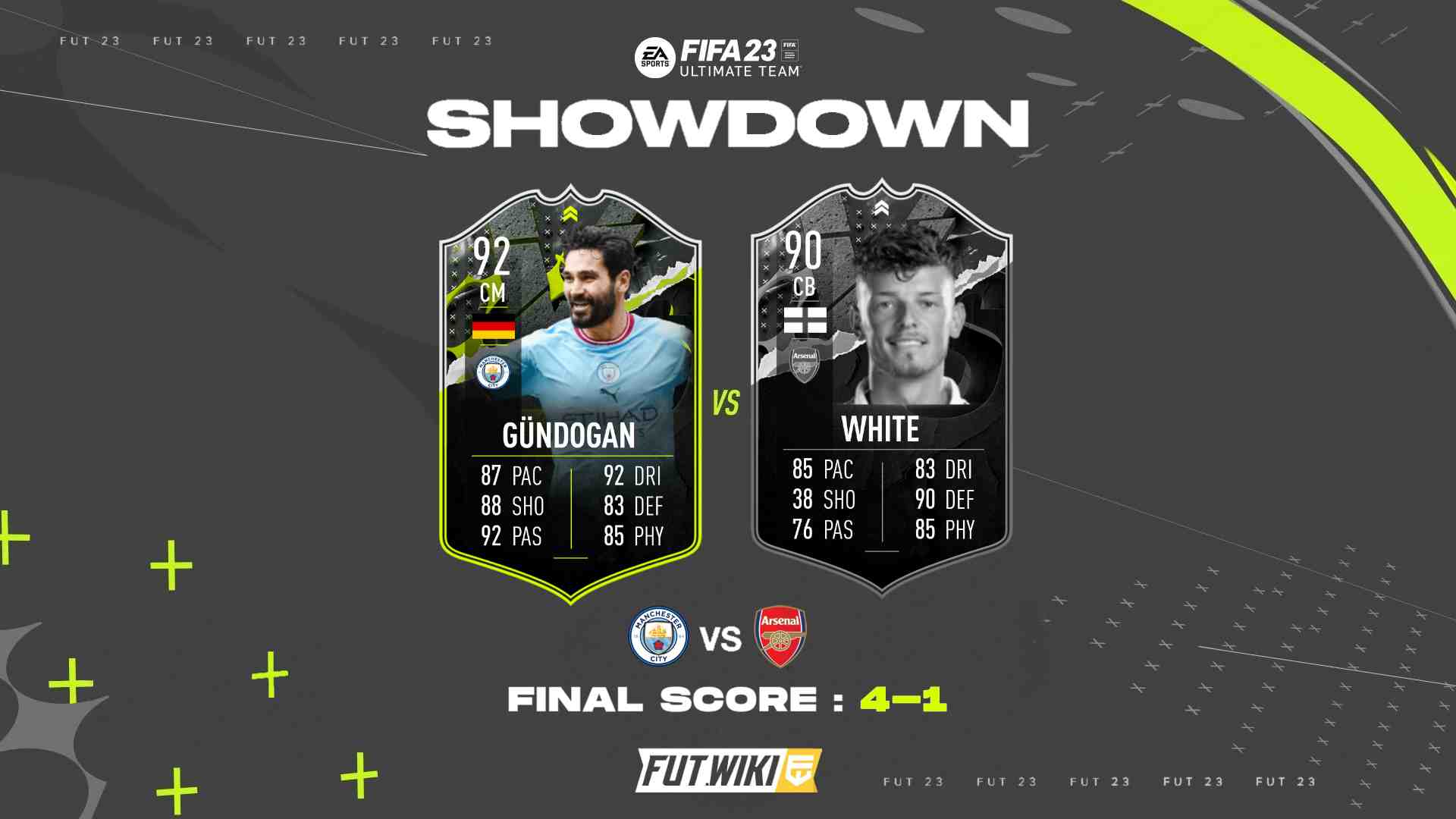 Ilkay Gündogan Showdown FIFA 23 - 92 - Rating and Price