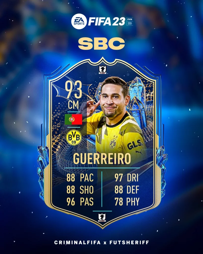FIFA 23 - 92 rated Vincenzo Grifo Bundesliga TOTS SBC cheapest possible  solution and review! •
