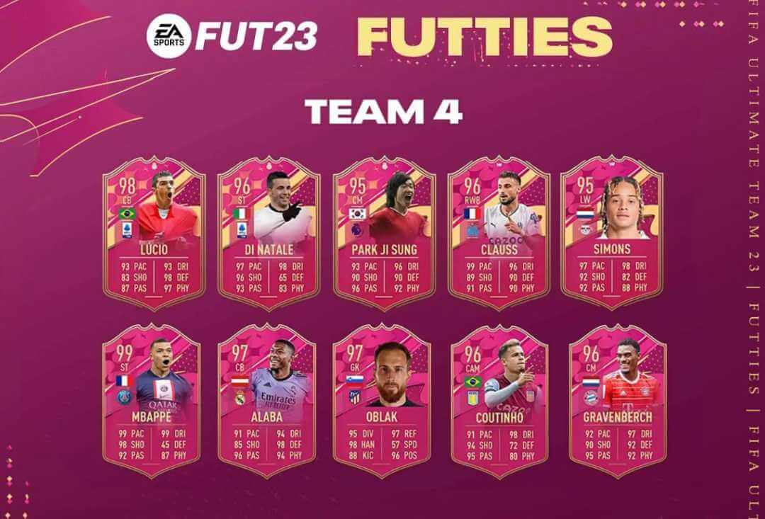 FUTTIES Team 4 Players : r/EASportsFC