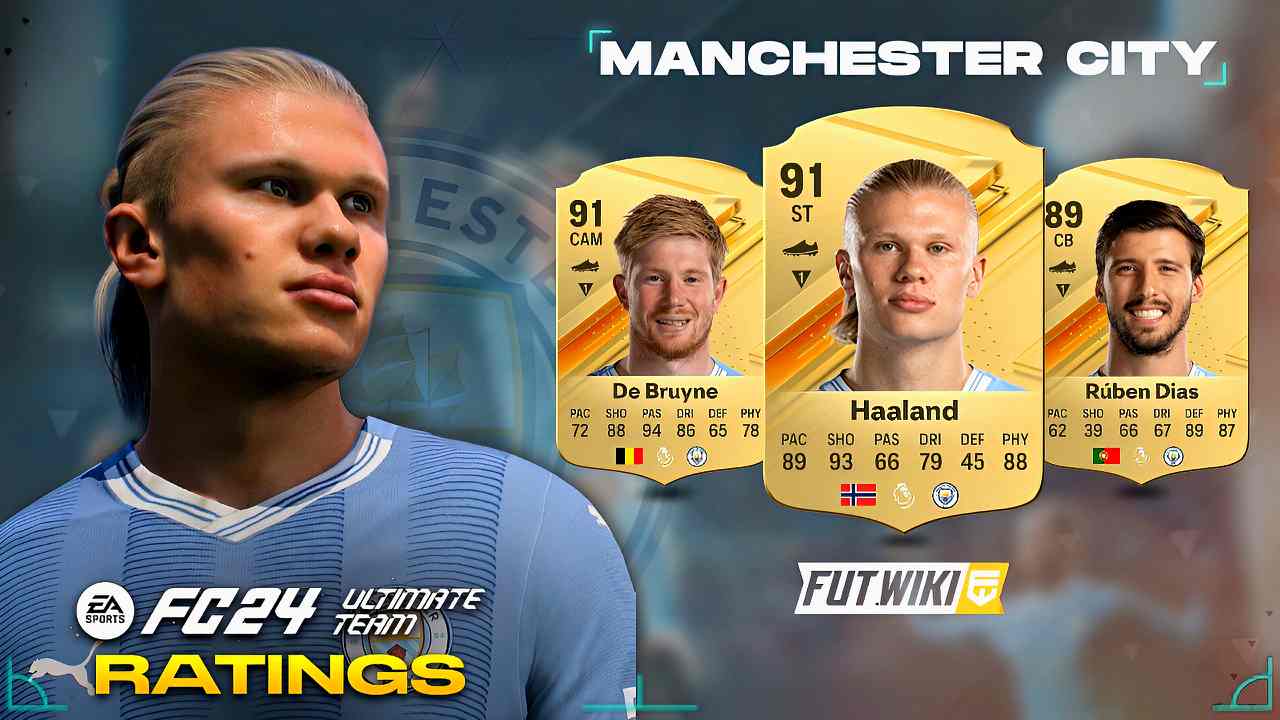 Manchester City Predicted Ratings: EA Sports FC 24 