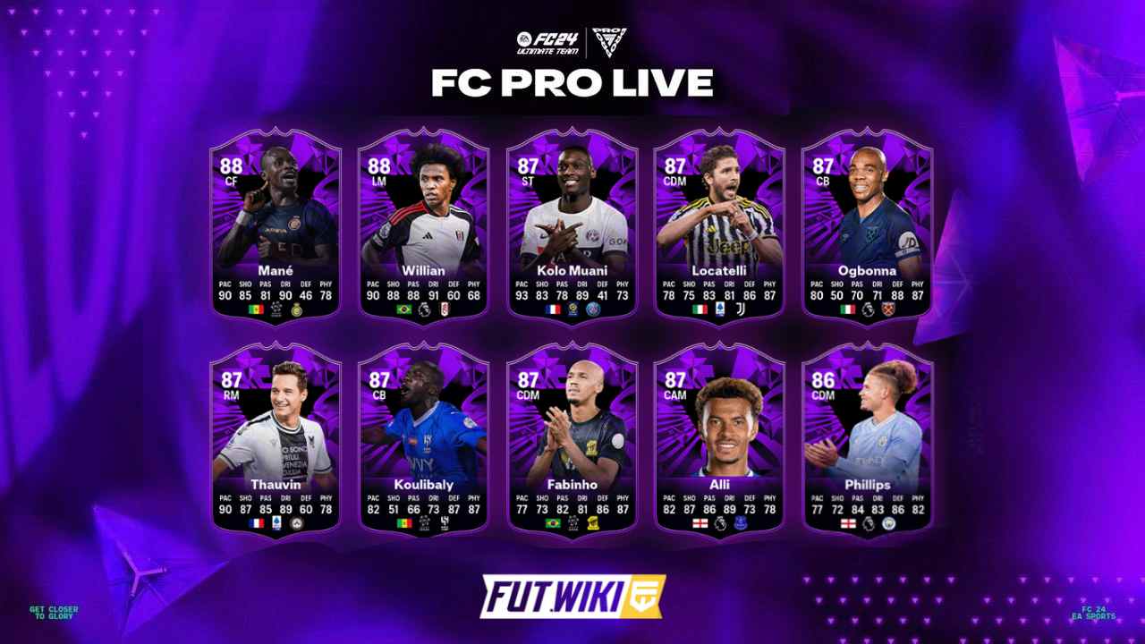 EA Sports FC 24 - FC Pro Open And Their Associated Esports Pros ...