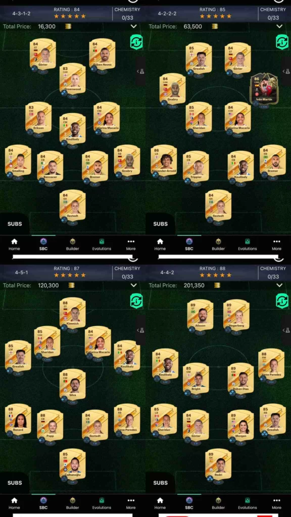 Ea Sports Fc Manuel Akanji Vs Bobby Clark Showdown Sbc Upgrade Tracker Fut Wiki