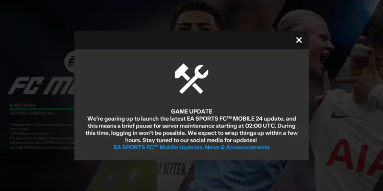 EA Sports FC Mobile have a scheduled maintenance on June 11, 2024 for the UEFA Euro 2024 Update – LIVE TRACKER
